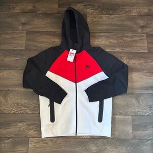 Nike Men's Tech Fleece Full Zip Windrunner Hoodie Black Size Large FZ4709-100